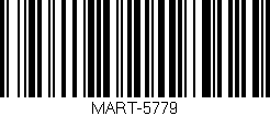 Código de barras (EAN, GTIN, SKU, ISBN): 'MART-5779'