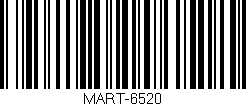Código de barras (EAN, GTIN, SKU, ISBN): 'MART-6520'