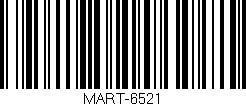Código de barras (EAN, GTIN, SKU, ISBN): 'MART-6521'