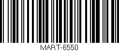 Código de barras (EAN, GTIN, SKU, ISBN): 'MART-6550'