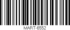 Código de barras (EAN, GTIN, SKU, ISBN): 'MART-6552'