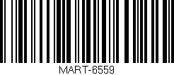 Código de barras (EAN, GTIN, SKU, ISBN): 'MART-6559'