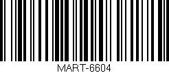 Código de barras (EAN, GTIN, SKU, ISBN): 'MART-6604'