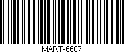 Código de barras (EAN, GTIN, SKU, ISBN): 'MART-6607'