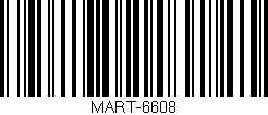 Código de barras (EAN, GTIN, SKU, ISBN): 'MART-6608'