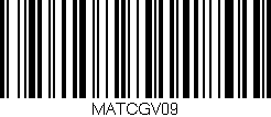 Código de barras (EAN, GTIN, SKU, ISBN): 'MATCGV09'