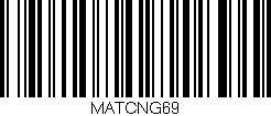 Código de barras (EAN, GTIN, SKU, ISBN): 'MATCNG69'