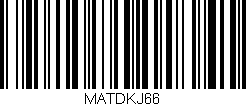 Código de barras (EAN, GTIN, SKU, ISBN): 'MATDKJ66'