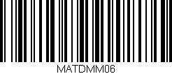 Código de barras (EAN, GTIN, SKU, ISBN): 'MATDMM06'