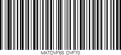 Código de barras (EAN, GTIN, SKU, ISBN): 'MATDVF68/DVF70'