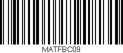 Código de barras (EAN, GTIN, SKU, ISBN): 'MATFBC09'