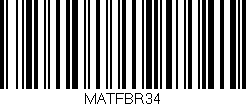 Código de barras (EAN, GTIN, SKU, ISBN): 'MATFBR34'