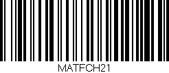 Código de barras (EAN, GTIN, SKU, ISBN): 'MATFCH21'