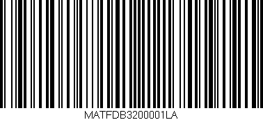 Código de barras (EAN, GTIN, SKU, ISBN): 'MATFDB3200001LA'