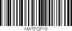 Código de barras (EAN, GTIN, SKU, ISBN): 'MATFGP10'