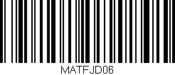 Código de barras (EAN, GTIN, SKU, ISBN): 'MATFJD06'