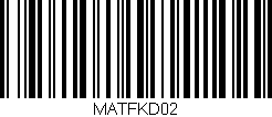 Código de barras (EAN, GTIN, SKU, ISBN): 'MATFKD02'