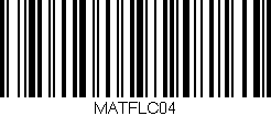 Código de barras (EAN, GTIN, SKU, ISBN): 'MATFLC04'