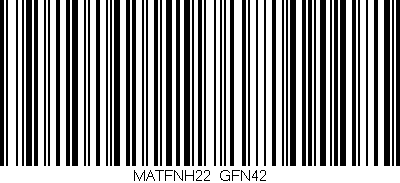 Código de barras (EAN, GTIN, SKU, ISBN): 'MATFNH22/GFN42'
