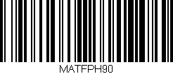 Código de barras (EAN, GTIN, SKU, ISBN): 'MATFPH90'