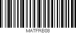 Código de barras (EAN, GTIN, SKU, ISBN): 'MATFRB08'