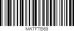 Código de barras (EAN, GTIN, SKU, ISBN): 'MATFTB69'