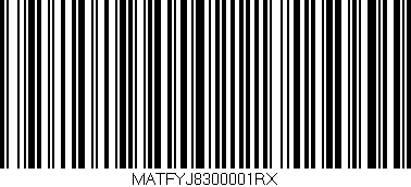 Código de barras (EAN, GTIN, SKU, ISBN): 'MATFYJ8300001RX'
