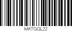 Código de barras (EAN, GTIN, SKU, ISBN): 'MATGGL22'