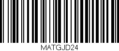 Código de barras (EAN, GTIN, SKU, ISBN): 'MATGJD24'