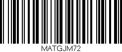 Código de barras (EAN, GTIN, SKU, ISBN): 'MATGJM72'