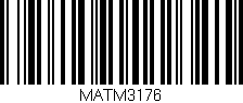 Código de barras (EAN, GTIN, SKU, ISBN): 'MATM3176'