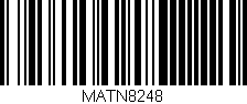 Código de barras (EAN, GTIN, SKU, ISBN): 'MATN8248'