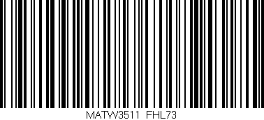 Código de barras (EAN, GTIN, SKU, ISBN): 'MATW3511/FHL73'
