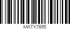 Código de barras (EAN, GTIN, SKU, ISBN): 'MATX7685'