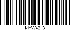Código de barras (EAN, GTIN, SKU, ISBN): 'MAW42-C'