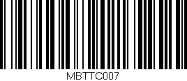 Código de barras (EAN, GTIN, SKU, ISBN): 'MBTTC007'