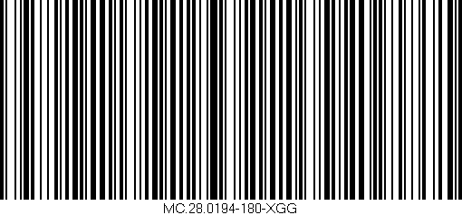 Código de barras (EAN, GTIN, SKU, ISBN): 'MC.28.0194-180-XGG'