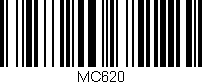Código de barras (EAN, GTIN, SKU, ISBN): 'MC620'