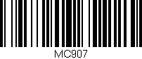 Código de barras (EAN, GTIN, SKU, ISBN): 'MC907'