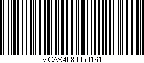 Código de barras (EAN, GTIN, SKU, ISBN): 'MCAS4080050161'