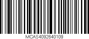 Código de barras (EAN, GTIN, SKU, ISBN): 'MCAS4092640109'
