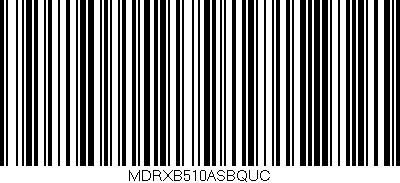 Código de barras (EAN, GTIN, SKU, ISBN): 'MDRXB510ASBQUC'