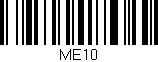 Código de barras (EAN, GTIN, SKU, ISBN): 'ME10'