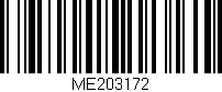 Código de barras (EAN, GTIN, SKU, ISBN): 'ME203172'