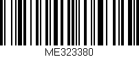 Código de barras (EAN, GTIN, SKU, ISBN): 'ME323380'