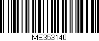 Código de barras (EAN, GTIN, SKU, ISBN): 'ME353140'