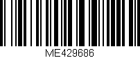Código de barras (EAN, GTIN, SKU, ISBN): 'ME429686'