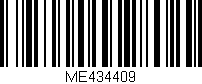 Código de barras (EAN, GTIN, SKU, ISBN): 'ME434409'