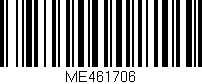 Código de barras (EAN, GTIN, SKU, ISBN): 'ME461706'
