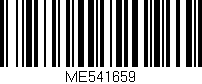 Código de barras (EAN, GTIN, SKU, ISBN): 'ME541659'